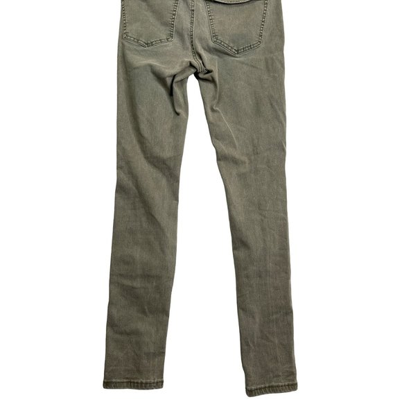 Refuse Tan Distressed Low Rise Jeans Size 4 Womens - Picture 7 of 14